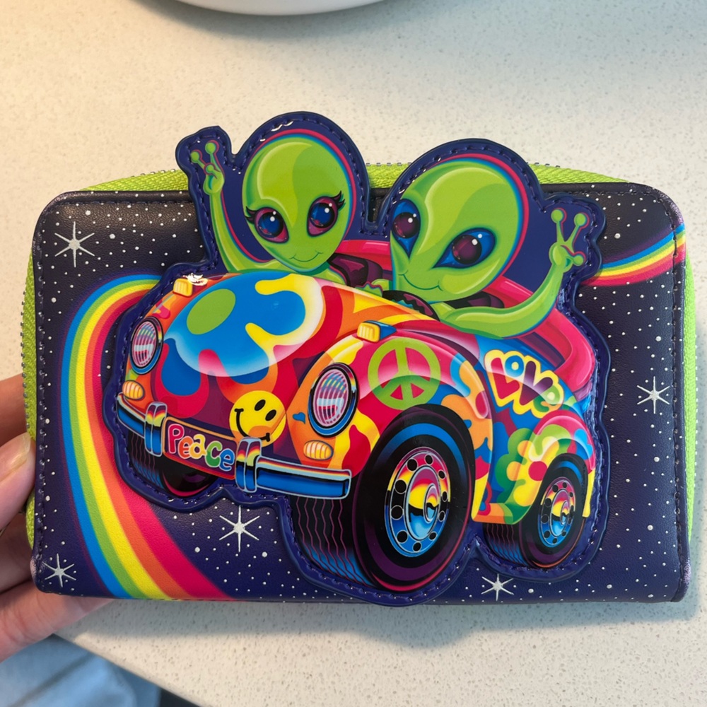 Lisa Frank Alien Loungefly Wallet